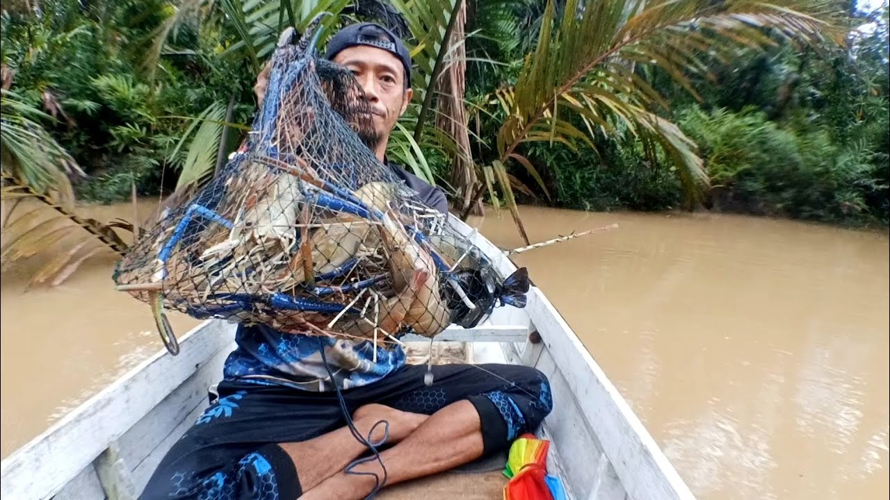 sangat puas hasil mancing disungai ini sangat luar biasa spot terbaik mancing udang galah