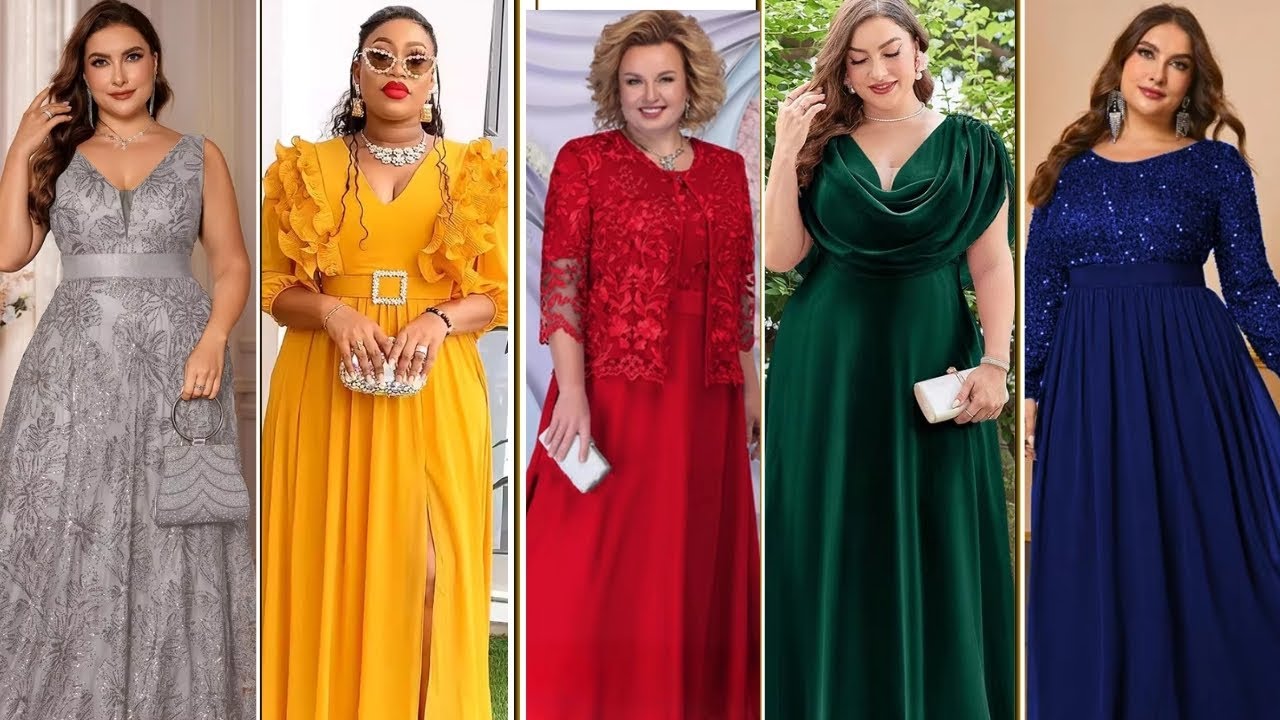 Beautiful Plus Size Mother of the Bride Dresses for 2025| Stunning Wedding Day Outfits