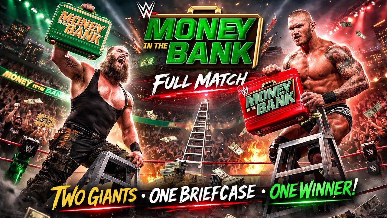 WWE 2K25🔥RKO VS STROWMAN🔥MITB MATCH😎🎮😨