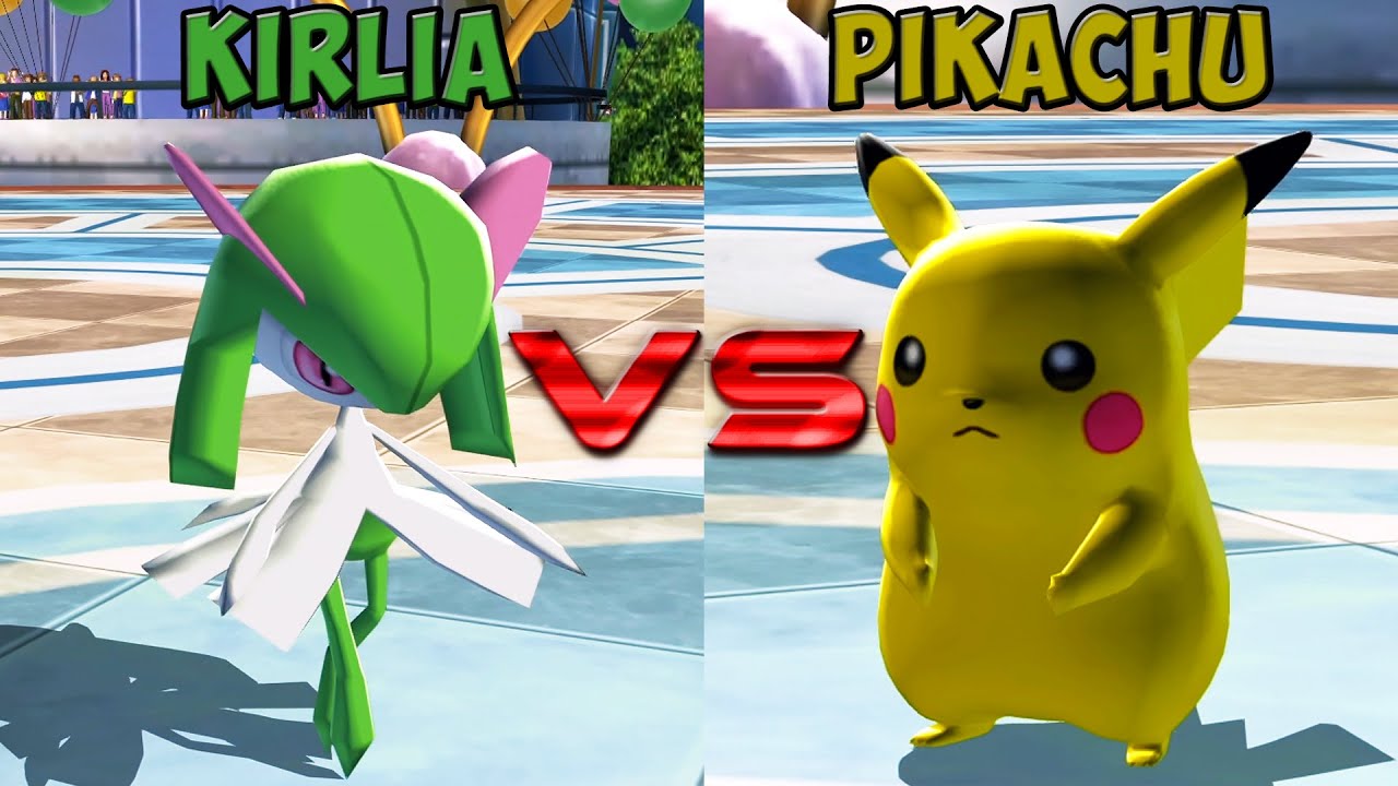 Pokemon battle revolution - Kirlia vs Pikachu