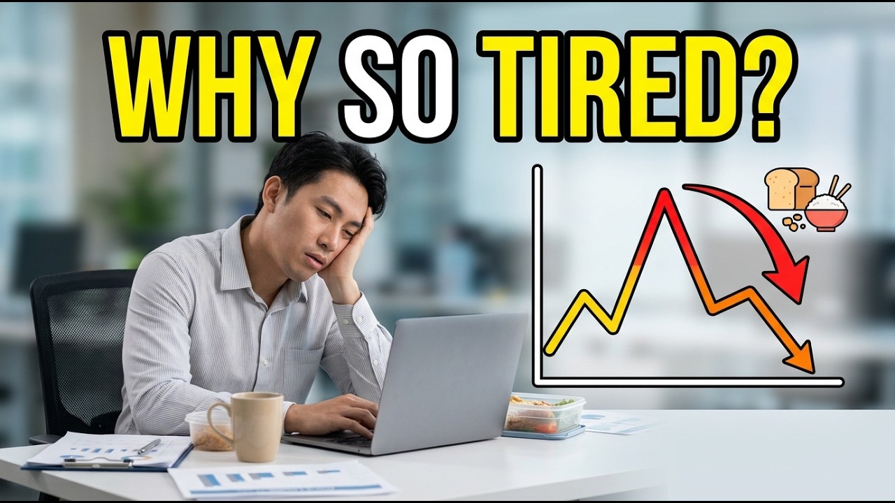Why You Feel Tired After Lunch — The Glucose Rollercoaster Explained