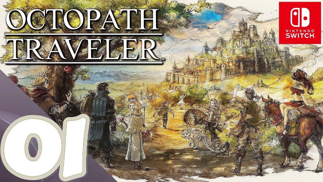 Octopath Traveler - Gameplay Walkthrough Part 1 Prologue (Primrose) - No Commentary HD