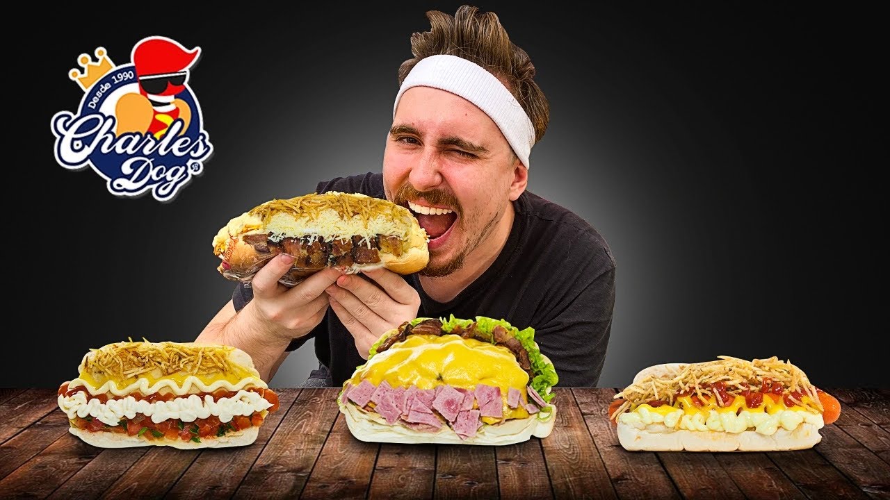 Hot dog americano x Cachorro quente brasileiro I Charles Dog - Rolê  Aleatório 14 /Gaba\