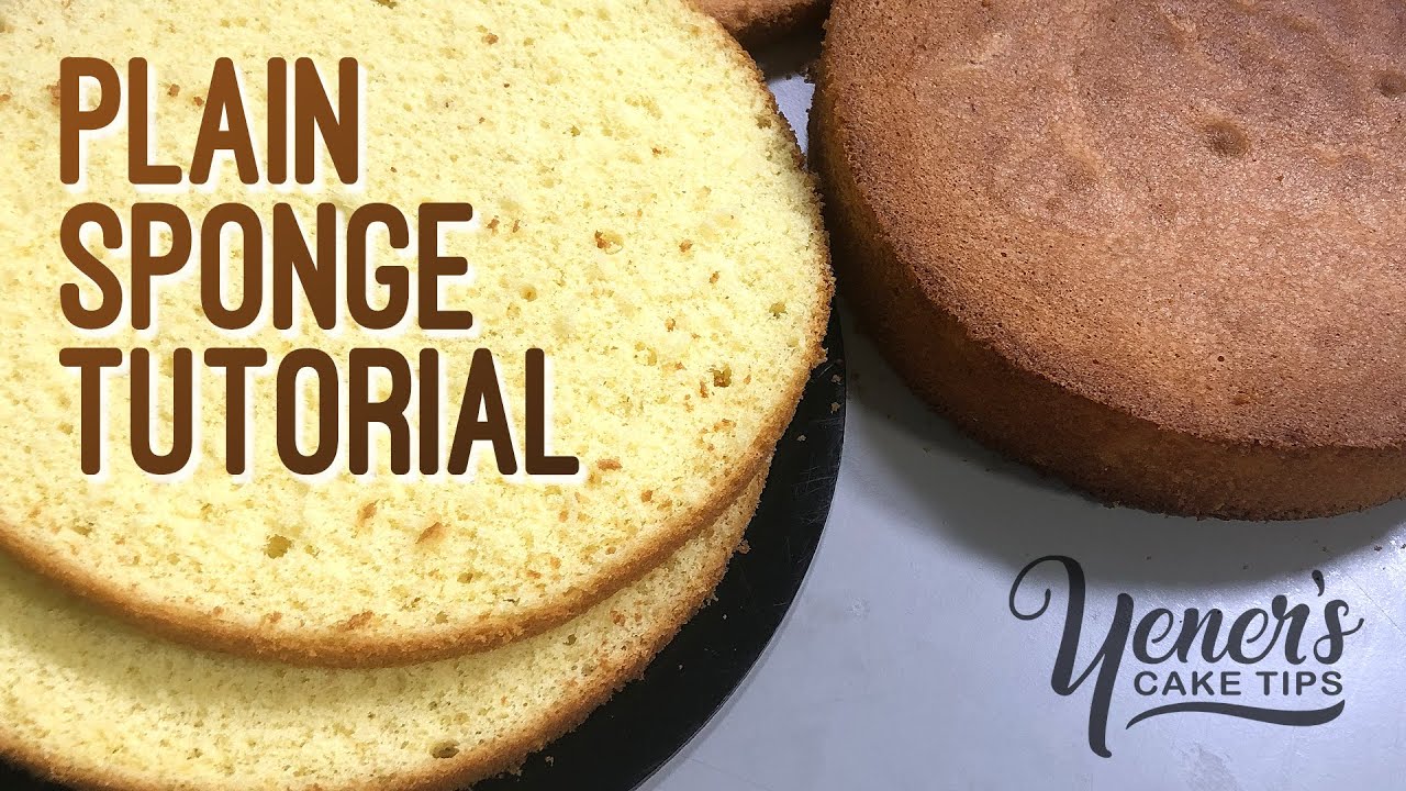 Plain Vanilla Sponge Tutorial | Yeners Cake Tips with Serdar Yener from Yeners Way