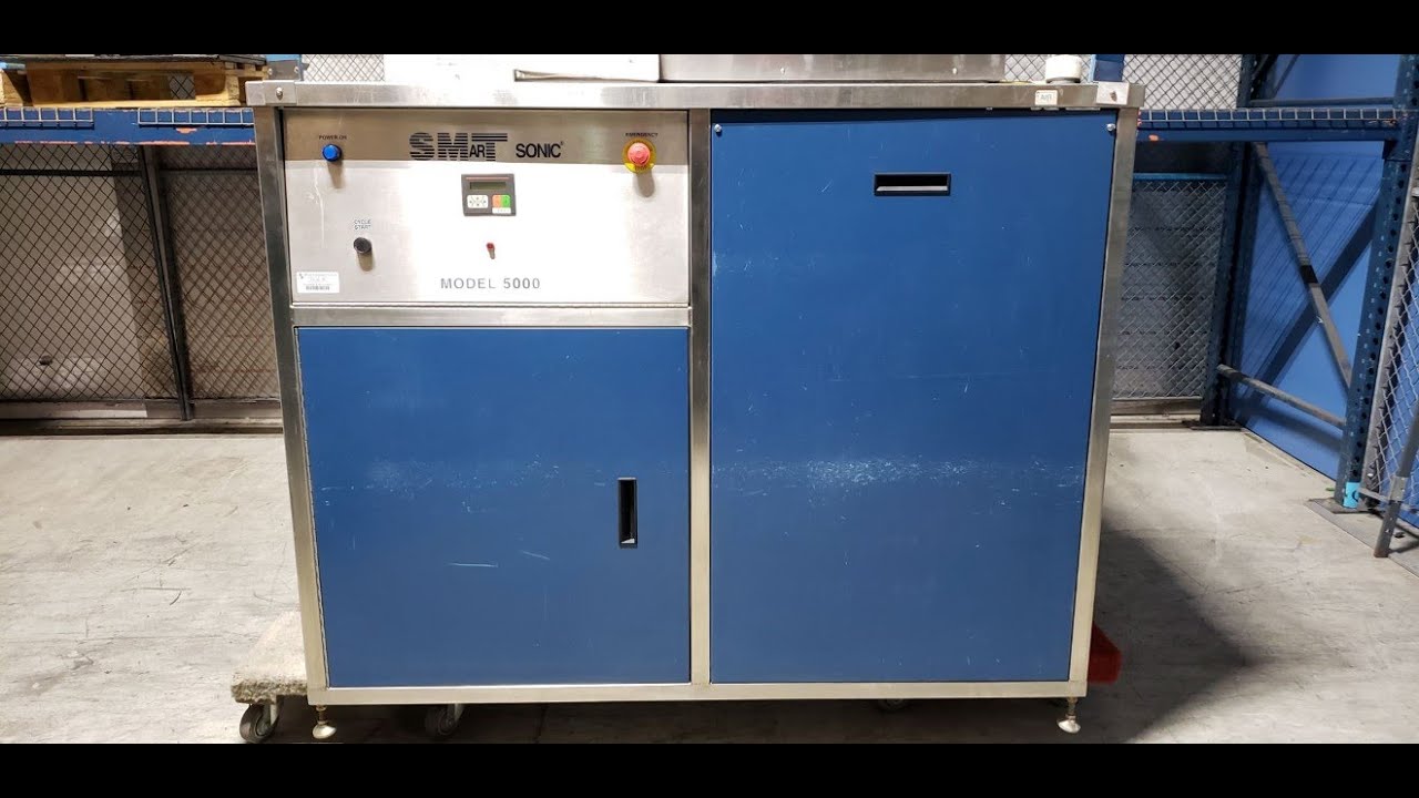 Smart Sonic Series 5000 Ultrasonic SMT Stencil Cleaner Demo