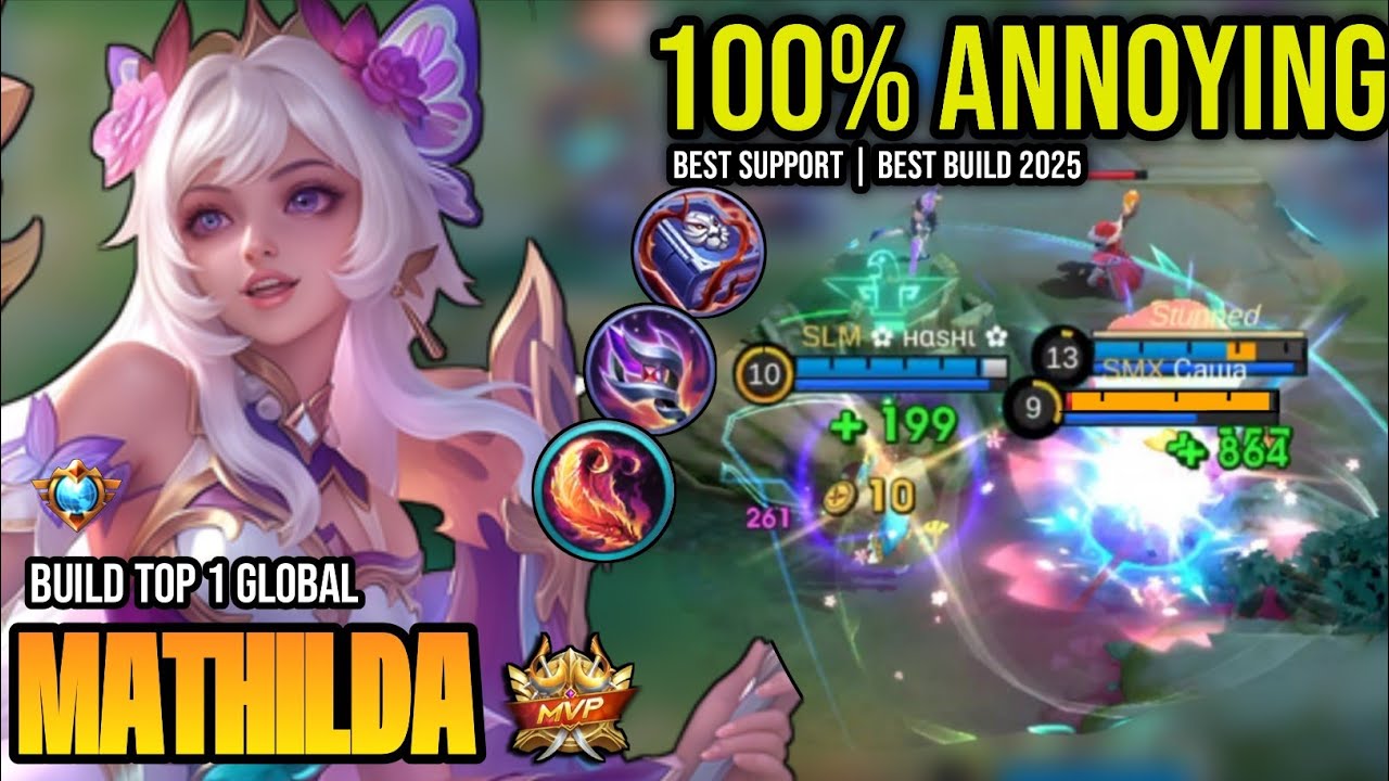 MATHILDA BEST BUILD 2025 | BUILD TOP 1 GLOBAL MATHILDA GAMEPLAY | MOBILE LEGENDS✓