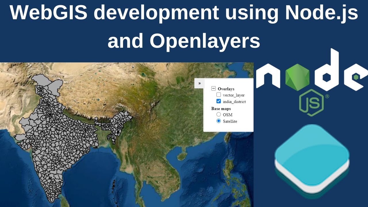 WebGIS development using Node.js and Openlayers