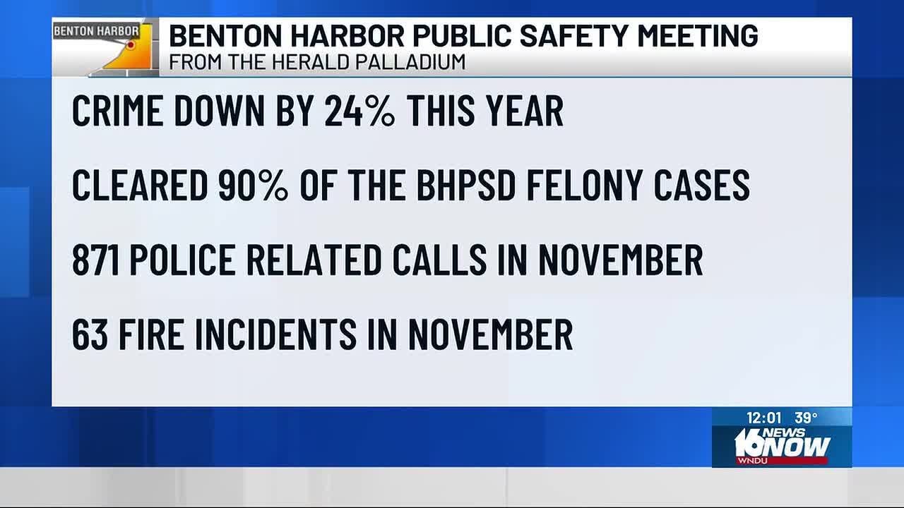 Benton Harbor sees 24% drop in crime ahead of new year