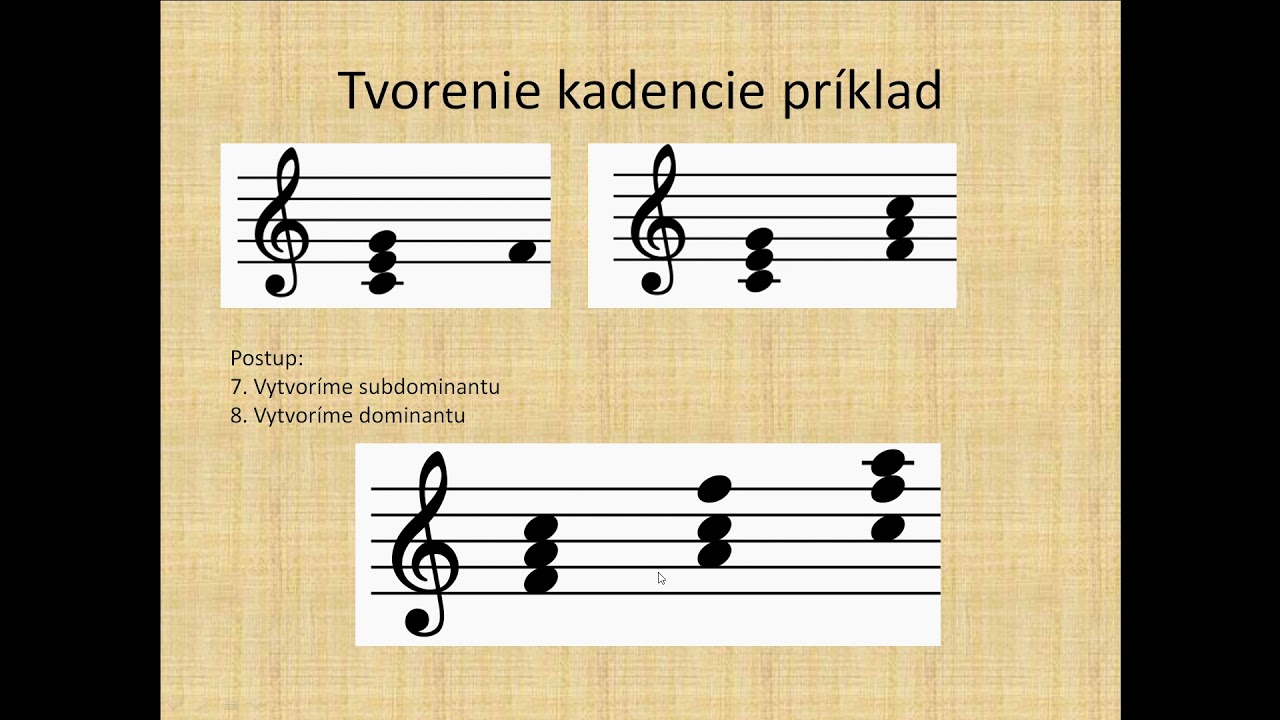 Kadencia tvorenie