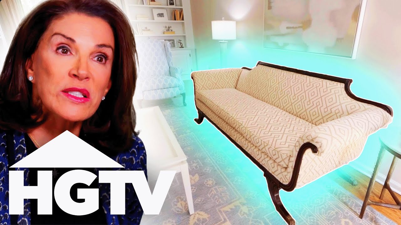Hilary Farr Re-Upholsters Dead Relatives' Furniture With A Fresh Look | Tough Love With Hilary Farr