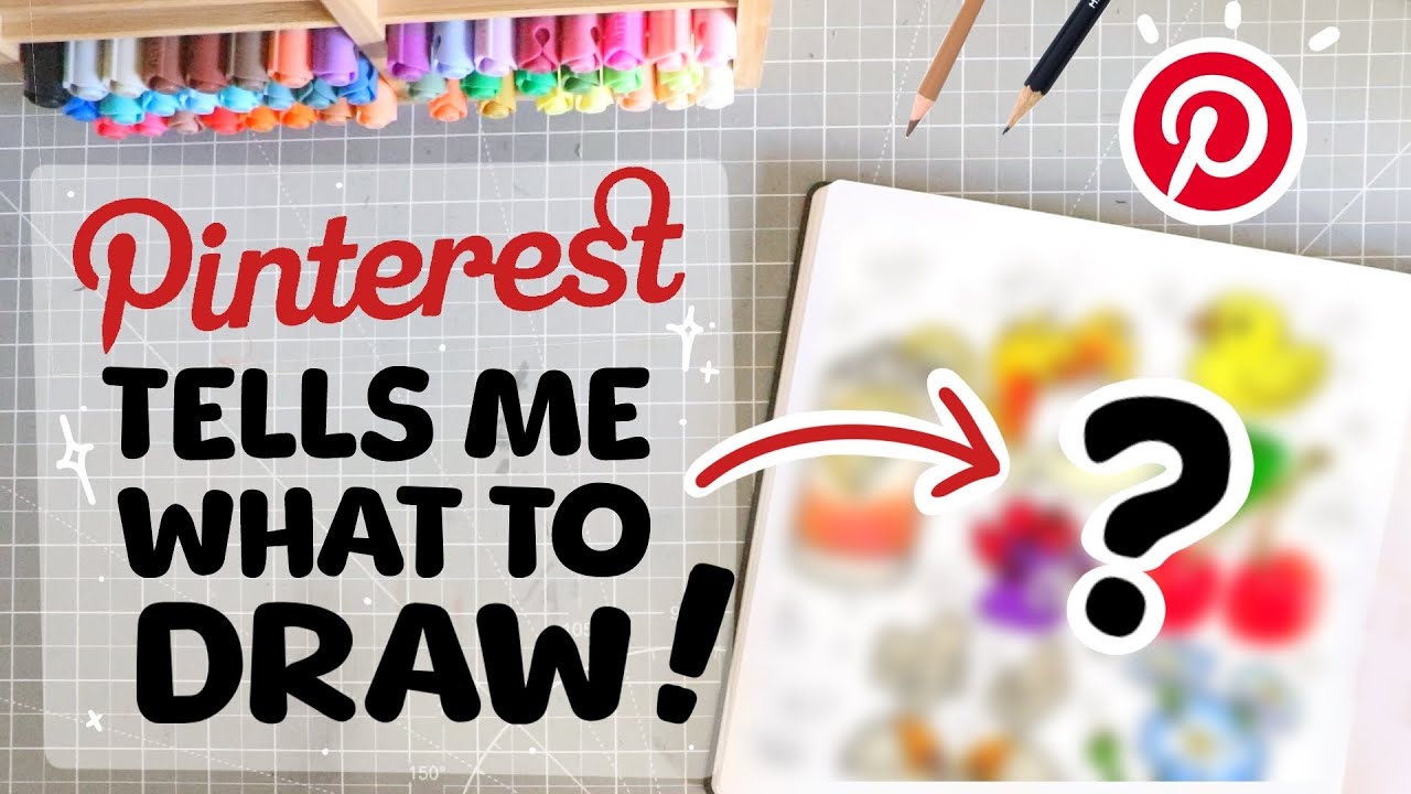 Pinterest определяет, что я рисую // ЧЕЛЛЕНДЖ ПО РИСОВАНИЮ В PINTEREST!!!