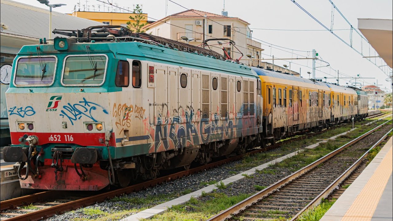 Treno DIAGNOSTICO in Partenza da Capo d'Orlando (ME)