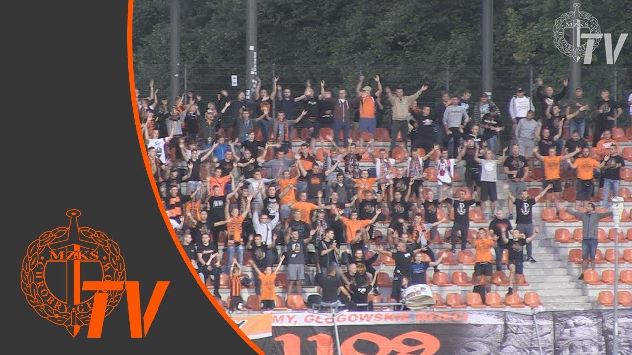 Nice 1 Liga: Chrobry Głog&oacute;w - G&oacute;rnik Łęczna 2:0 (skr&oacute;t)