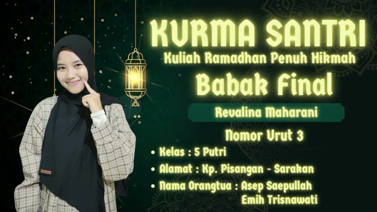 FINAL VOTE 3 - REVALINA MAHARANI (5 PUTRI) - KURMA SANTRI AL MANSYURIYAH 2026