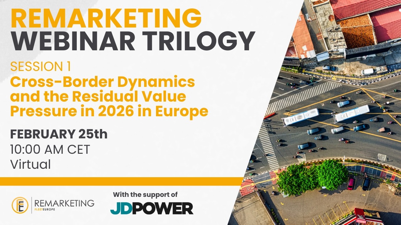 Fleet Europe Remarketing Webinar Trilogy 1/3 - JD Power