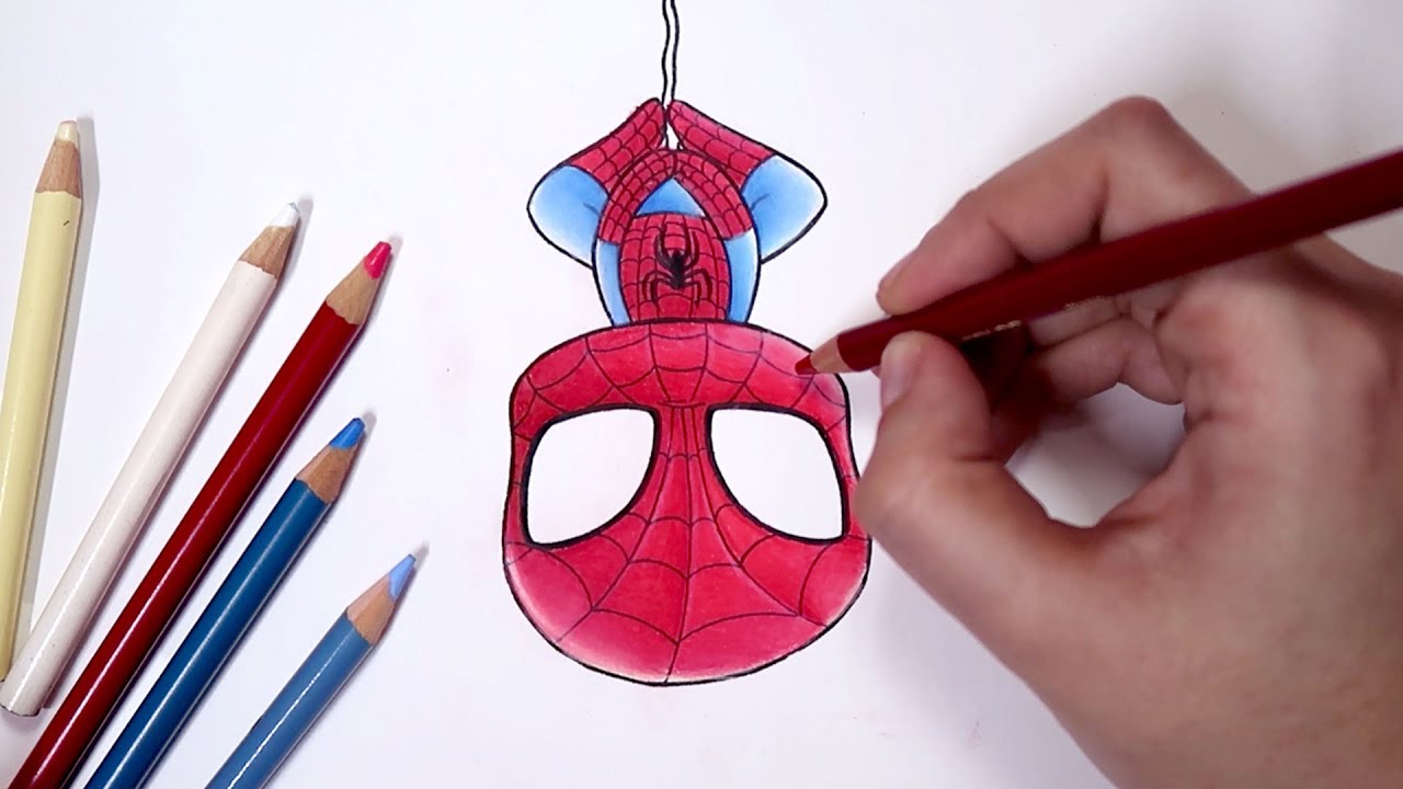 COMO DESENHAR O HOMEM ARANHA (Chibi) | Passo a passo