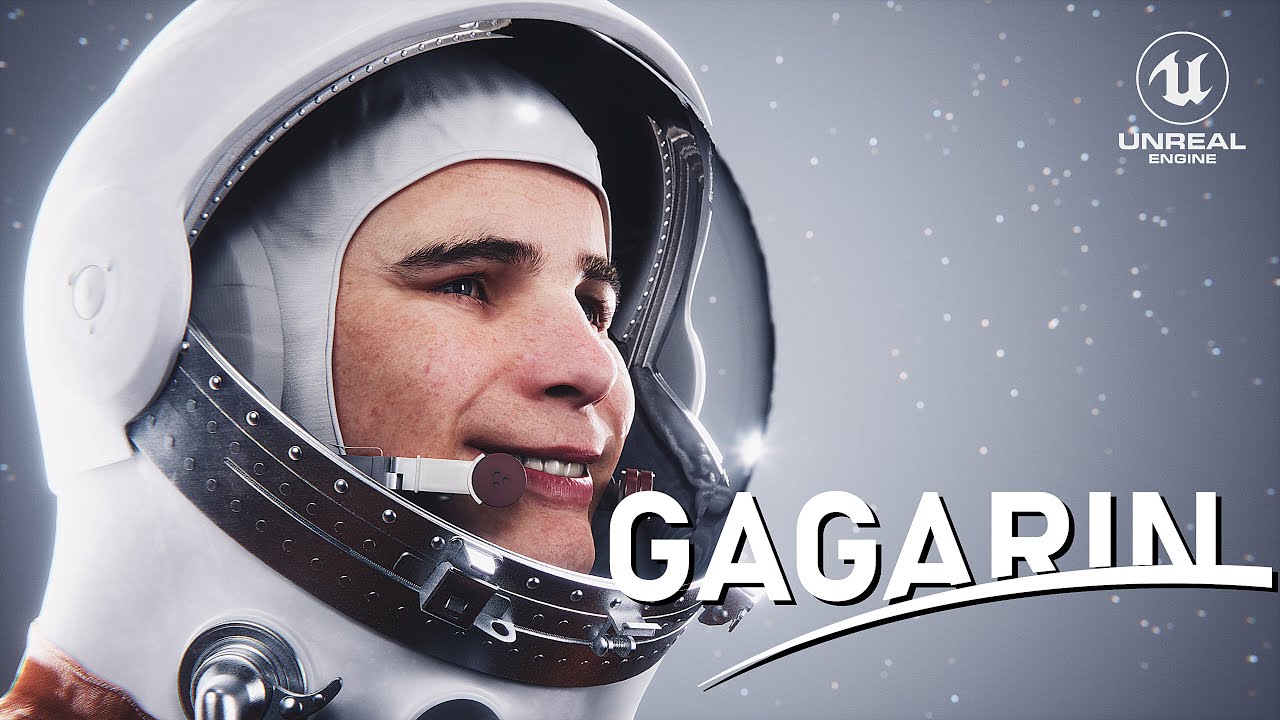 ГАГАРИН | FIRST MAN IN SPACE in 4K | UNREAL ENGINE 5 #unrealengine #metahuman
