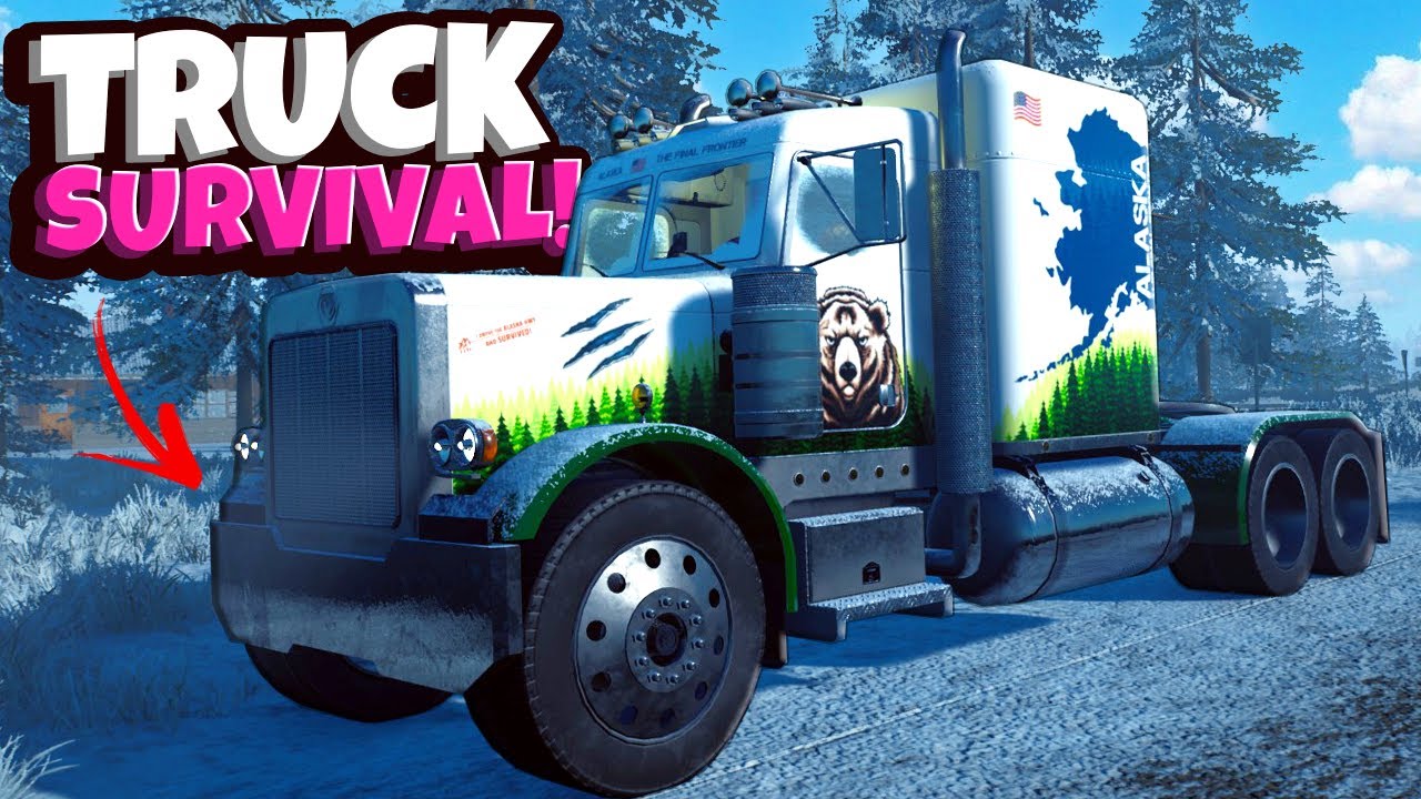 This Truck Sim is Actually a SURVIVAL GAME?! (Alaskan Truck Simulator)