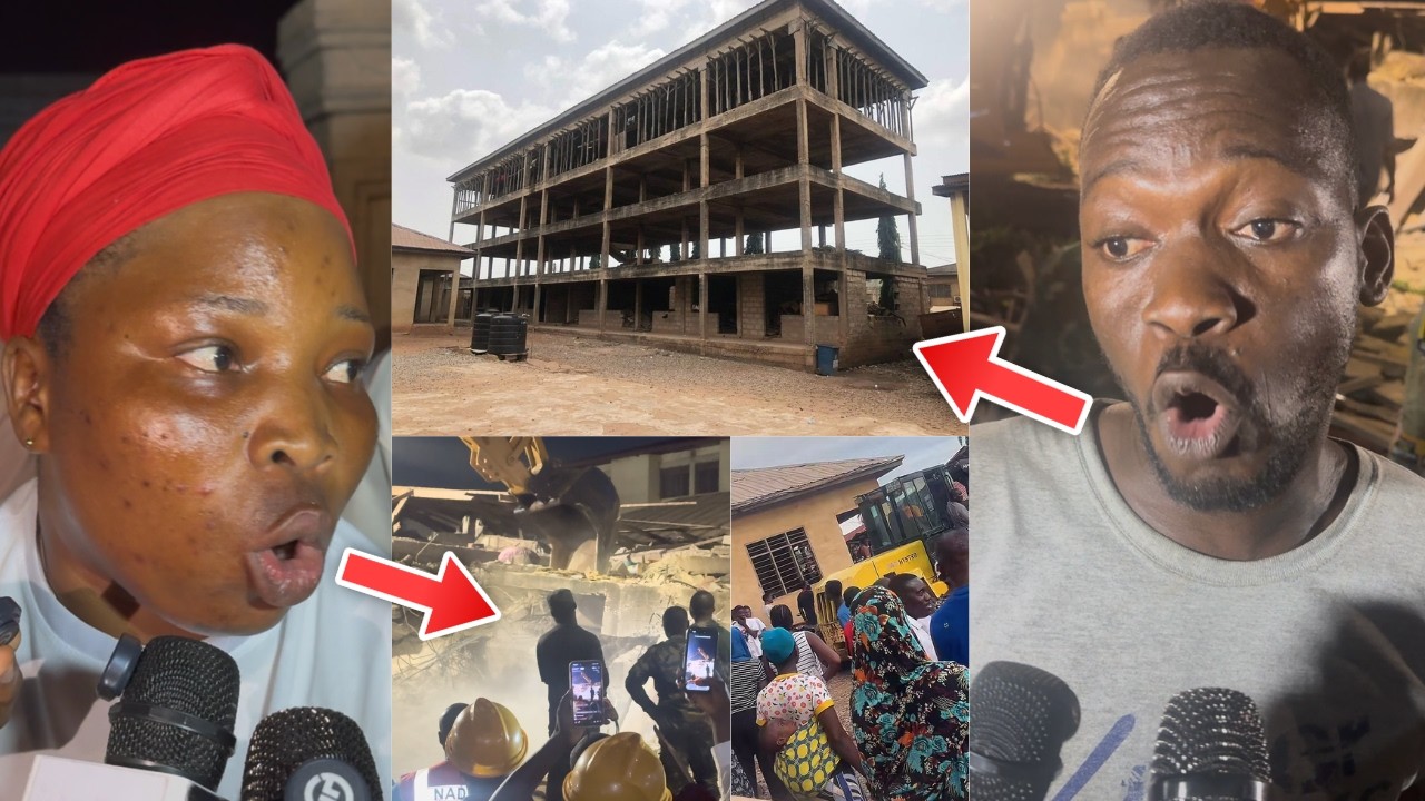 23 TRAPPED! School Storey Building COLLAPSES In Accra New Town - FULL STORY