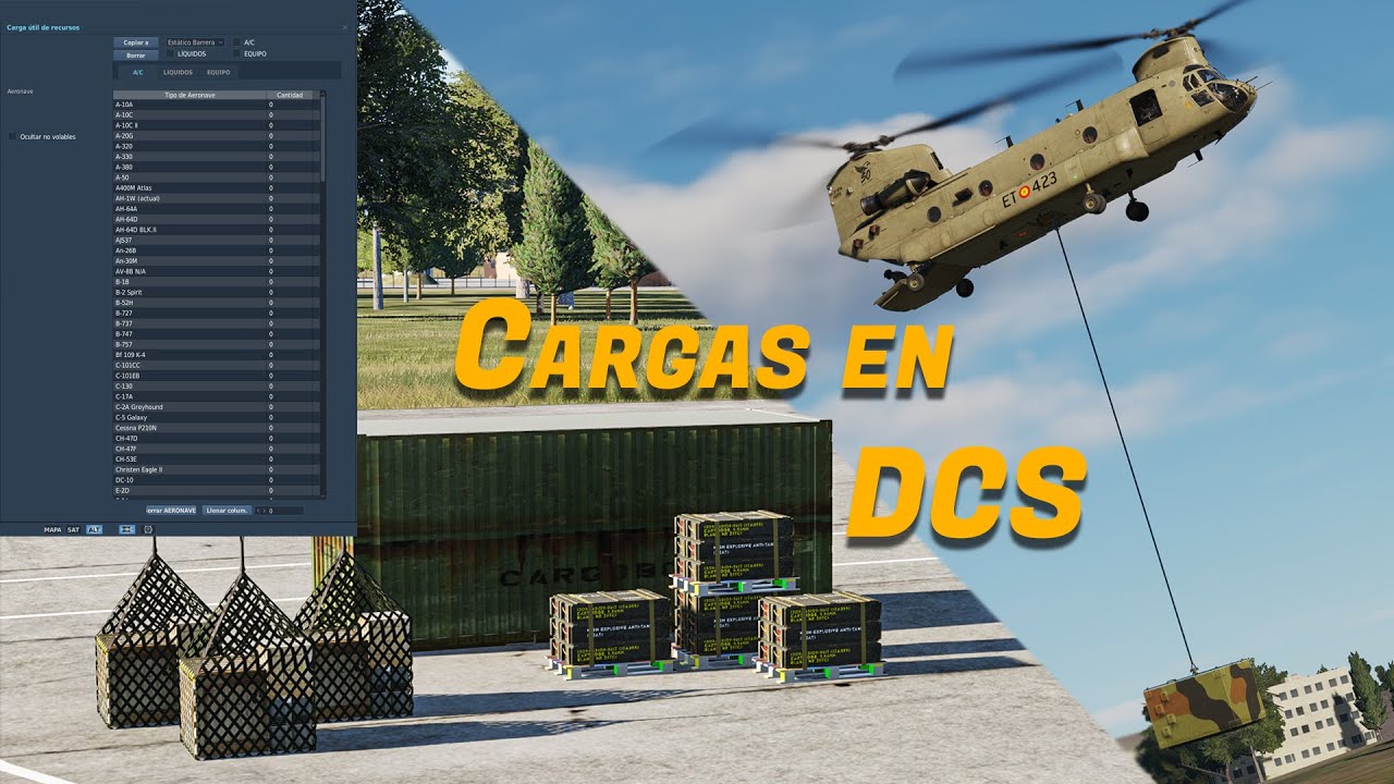 Esto es TODO lo que debes saber sobre las cargas en DCS World | Editor de Misiones de DCS #10 |