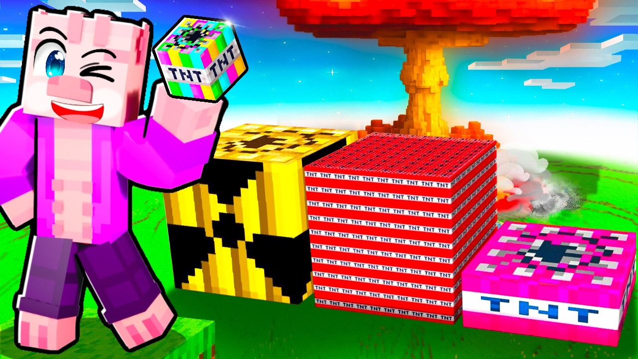 Největší TNT EXPLOZE v Minecraftu!