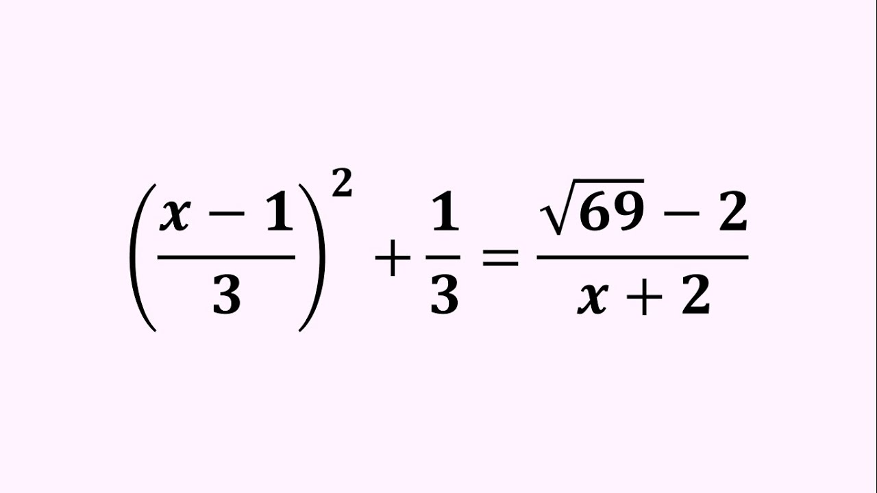 An Amazing Rational Equation | 95% Failed To Solve!