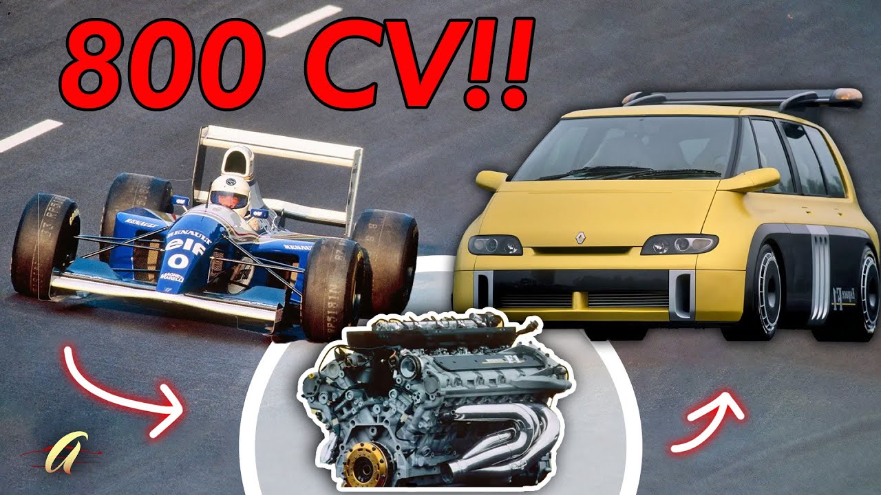 MINIVAN COM MOTOR DE FÓRMULA 1? A Renault Espace F1 é a criação mais insana que você vai ver hoje