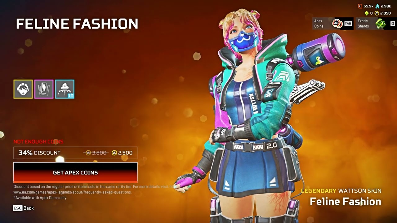 APEX LEGENDS | Wattson | Legendary Skin | Feline Fashion