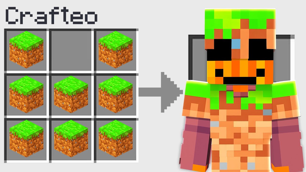 Hice ARMADURAS de TODOS los BLOQUES de Minecraft