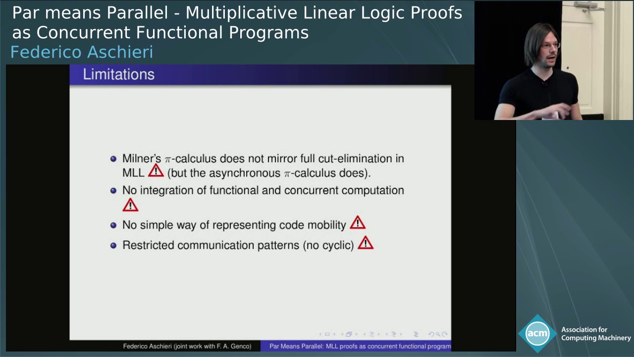 Par means Parallel - Multiplicative Linear Logic Proofs as Concurrent Functional Programs