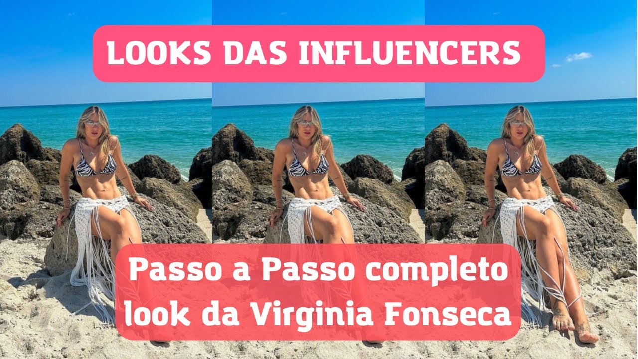 Macramê tendência 2023 / Look saída da Virginia Fonseca / Looks das influencers #virginiafonseca