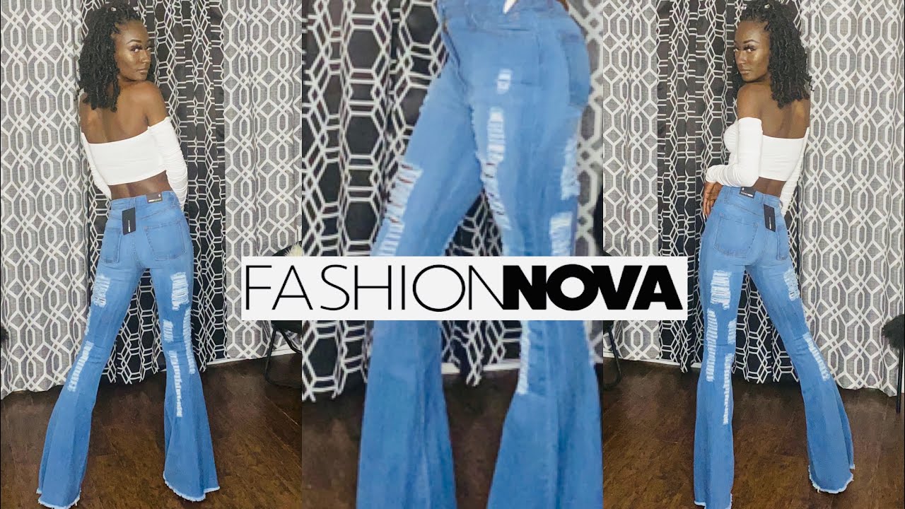Fashion Nova’s Best Selling Flare Jeans | 2020 Try On Haul | Flare bell bottom jeans | StonieVonne