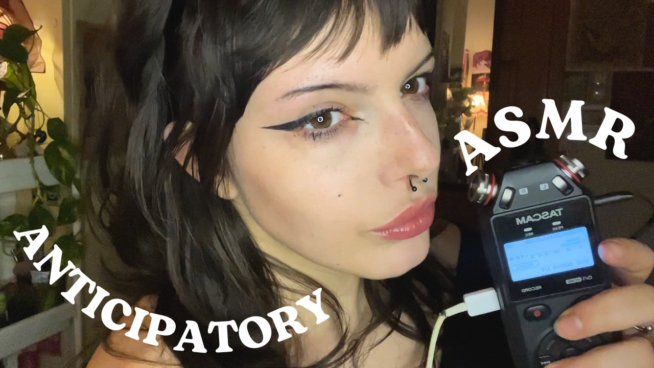 Intense Anticipatory Tascam ASMR w/ mouth sounds & inaudible whispers
