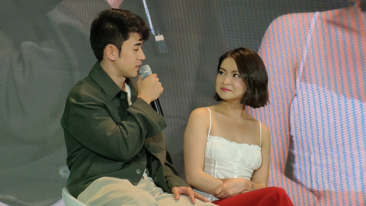 Barbie Forteza and David Licauco at closeup Moving Closer MV Watch Party
