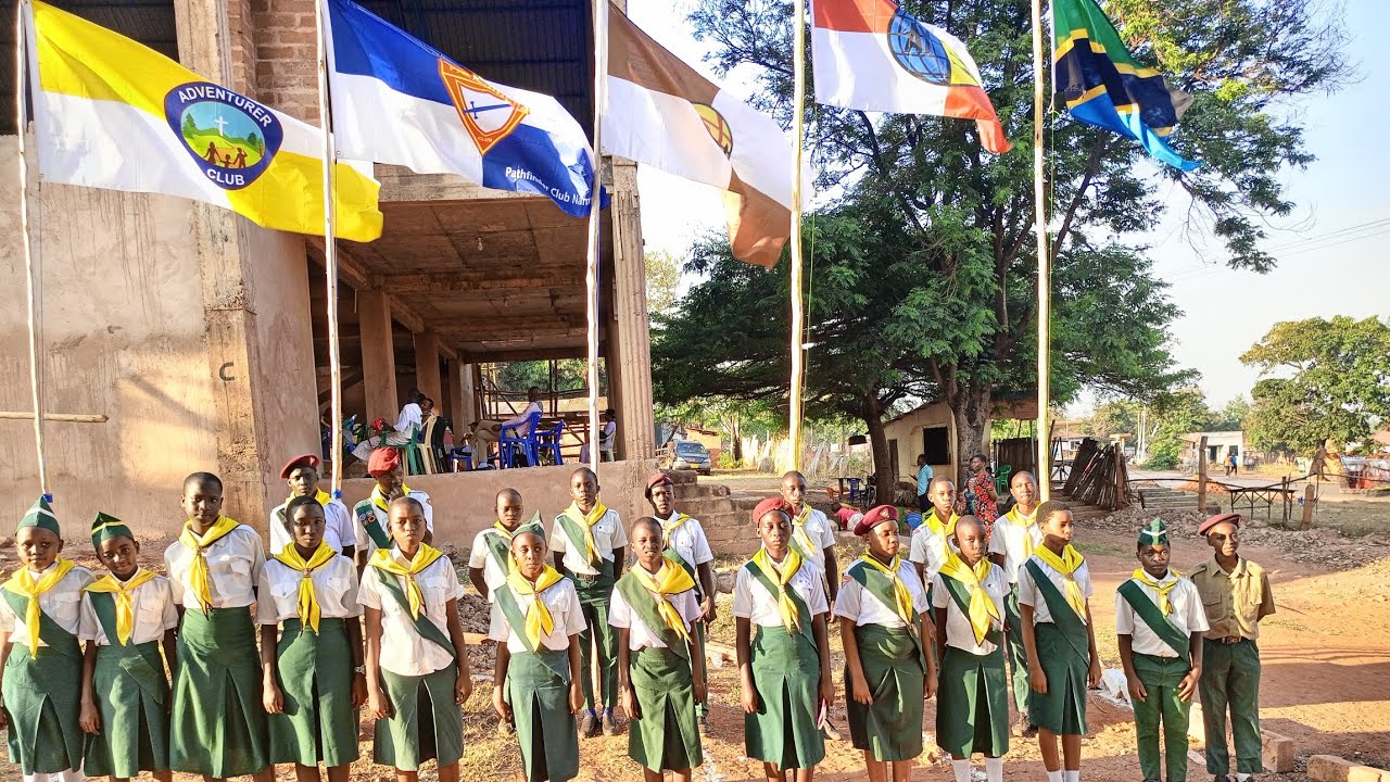 PATHFINDER DAY 2023. MWANGA SDA CHURCH. KUPANDISHA BENDERA.