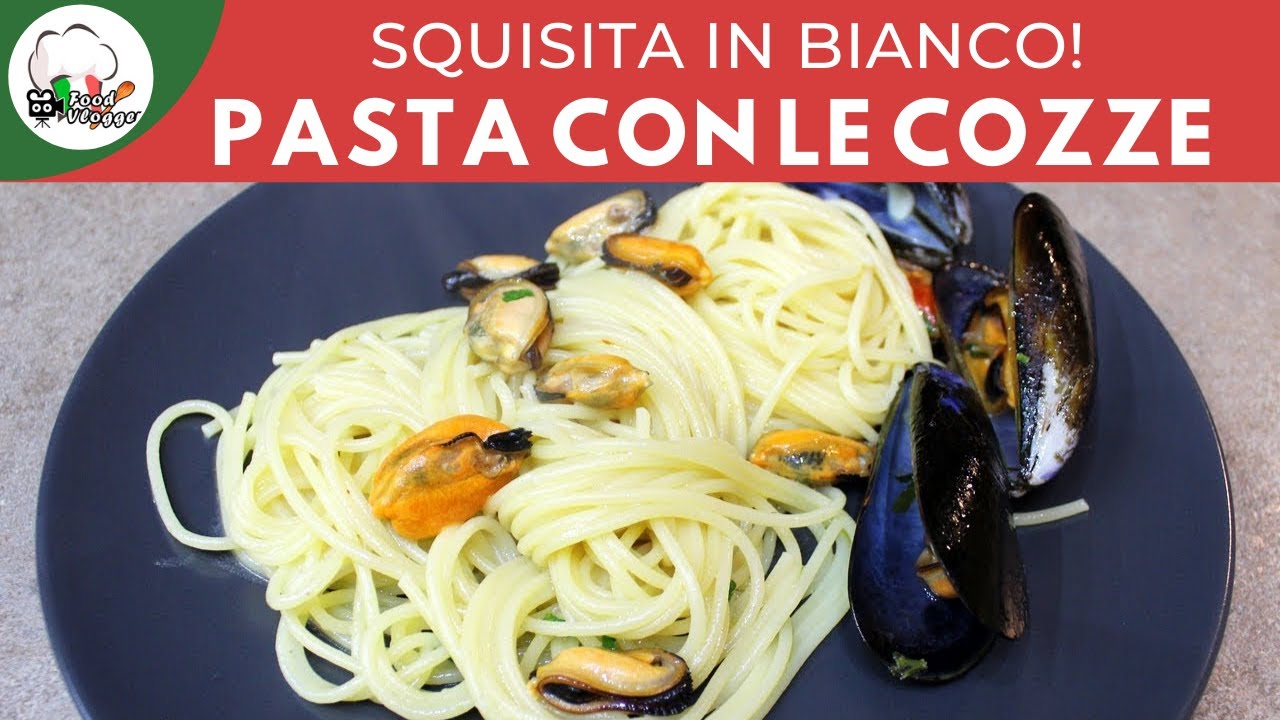 SPAGHETTI ALLE COZZE IN BIANCO IN 1 MINUTO | ricette veloci