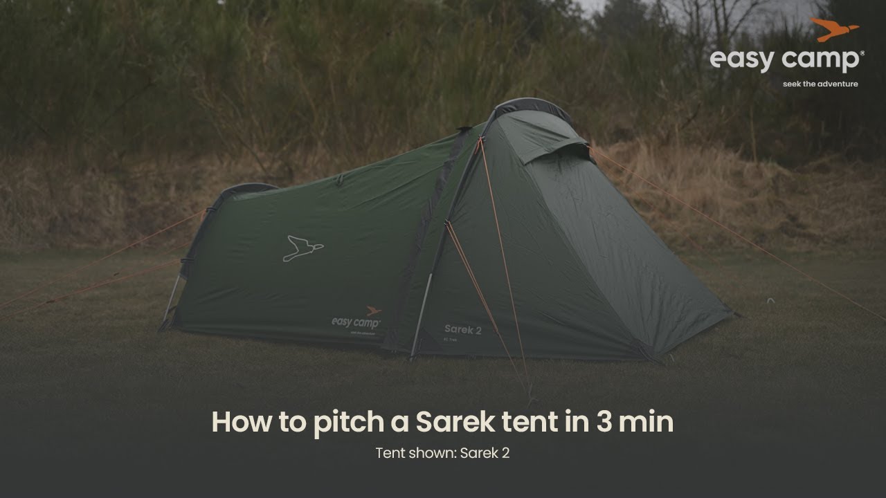 How to pitch a Sarek tent