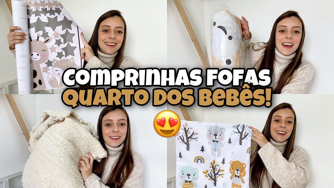 COMPRINHAS PARA OS BEBÊS NA SHOPEE 😍 l Decoração e muito mais para o quarto dos bebês!