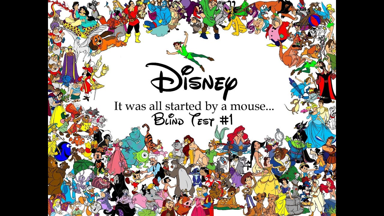 BLIND TEST DISNEY #1 ( 30 EXTRAITS )