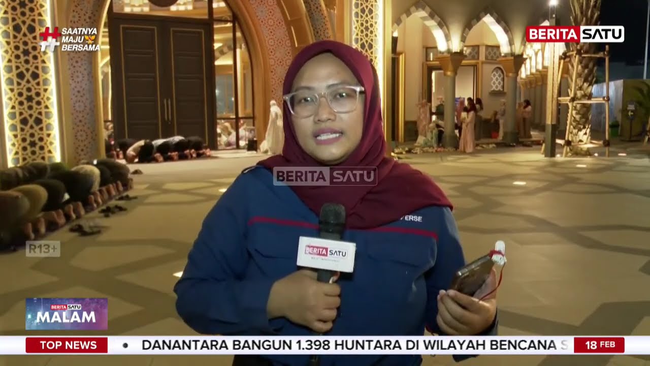 Masjid Baru di PIK Diserbu Ratusan Jamaah Saat Tarawih Perdana #beritasatu