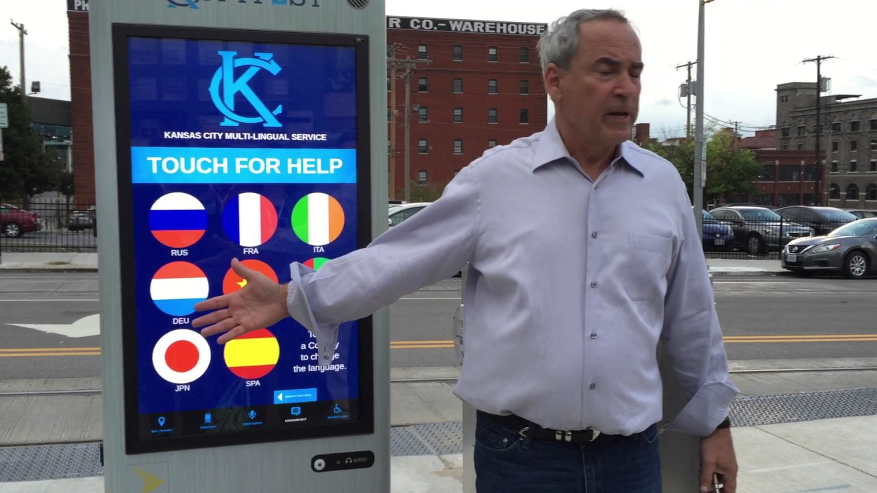 Kansas City Streetcar Touch Screen Kiosks