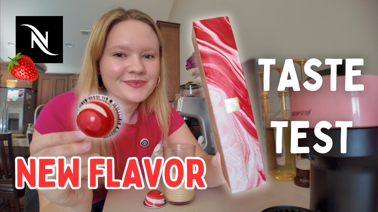 NEW Nespresso White Chocolate Strawberry Pod 🍓 (Honest Taste Test & Review)
