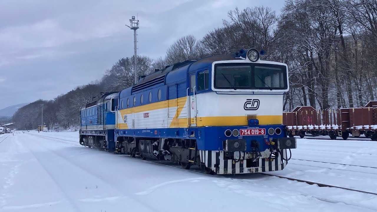 Přeprava Brejlovce 754 019-8 na opravu z Plzně do Trutnova | dne 10.1.2026