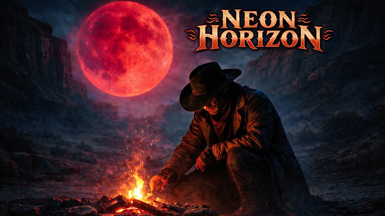 NEON HORIZON 🔥 | Dark Country Rock Anthem (Outlaw Western Song)