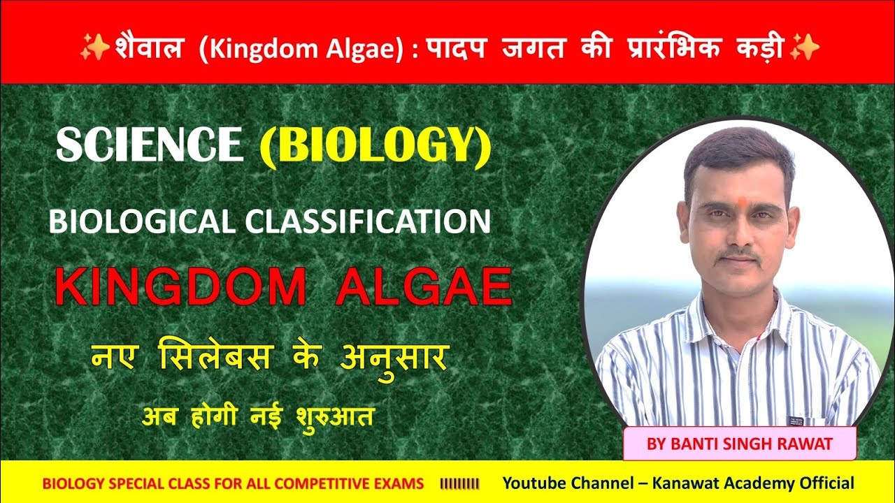 🌿 Algae (शैवाल) – Structure, Types & Economic Importance All Competitive exams | Plant Kingdom