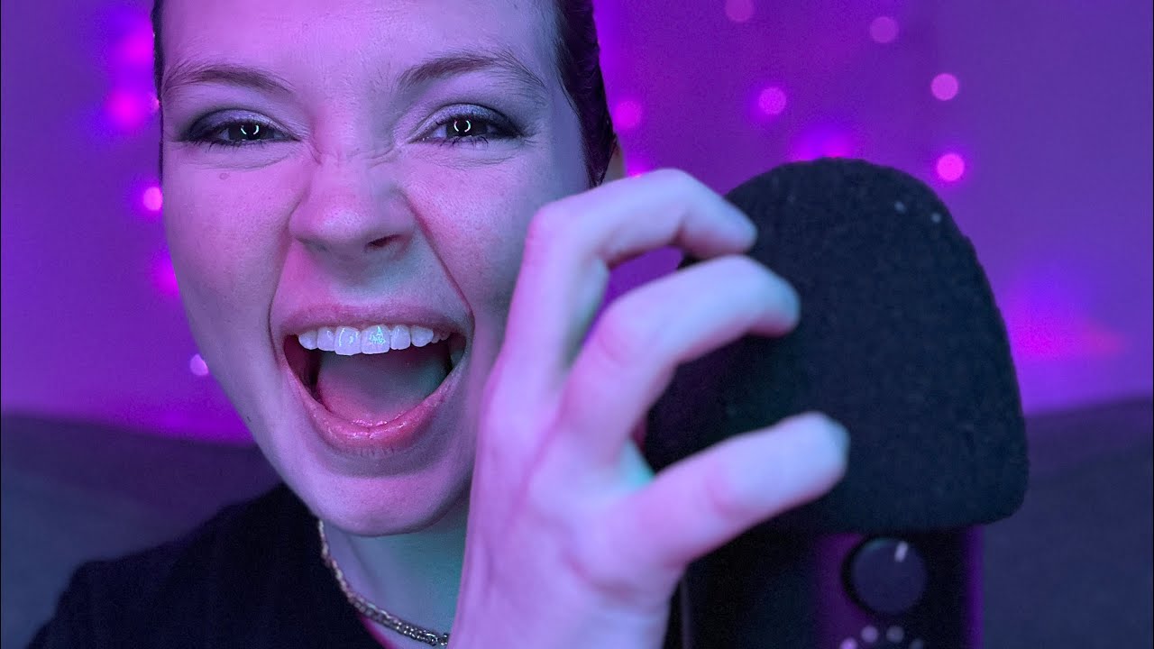 ASMR Aggressive and Intense Brain Scratching With Whispers