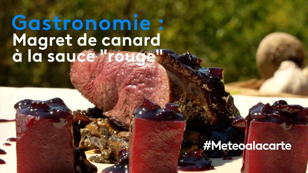 Gastronomie : magret de canard à la sauce « rouge »