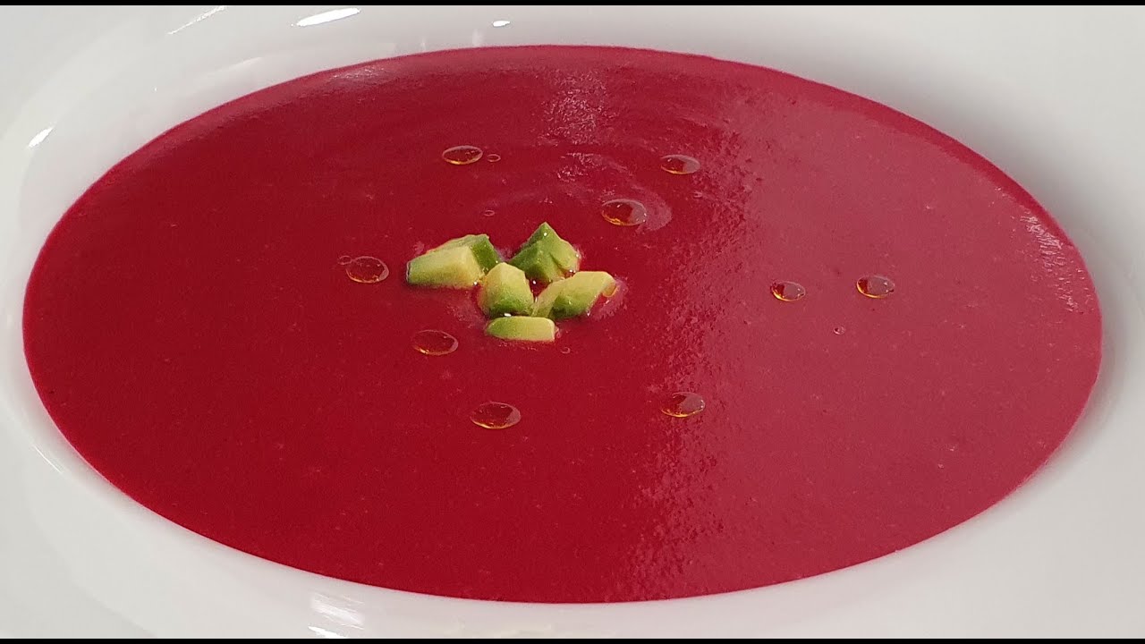 🍅CREMA DE REMOLACHA🍅 EXQUISITA, CON UN COLOR Y SABOR IMPRESIONANTE