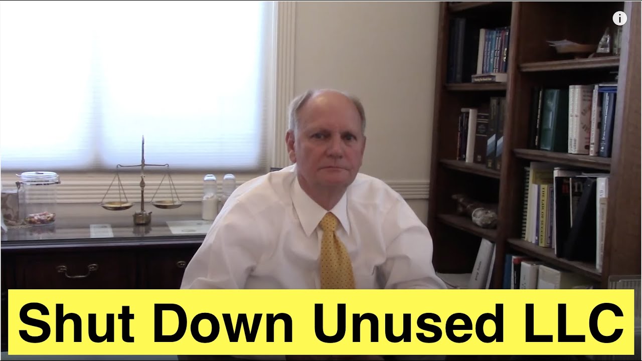 Shutting Down a Dormant LLC