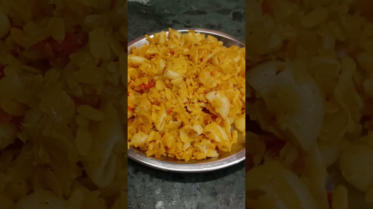 poha maicrone mix recipe || #shorts #food #recipe #cooking #AKFOODLAB